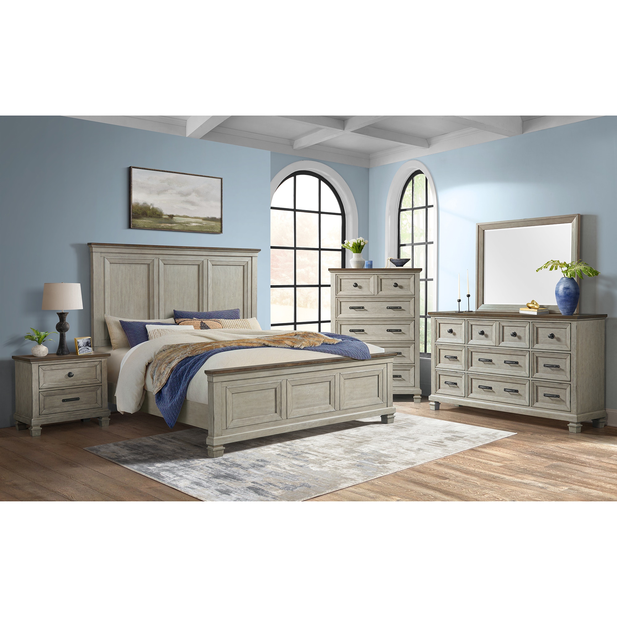 Elements International Bedroom Farmington Bedroom Set Woodstock Furniture & Mattress Outlet